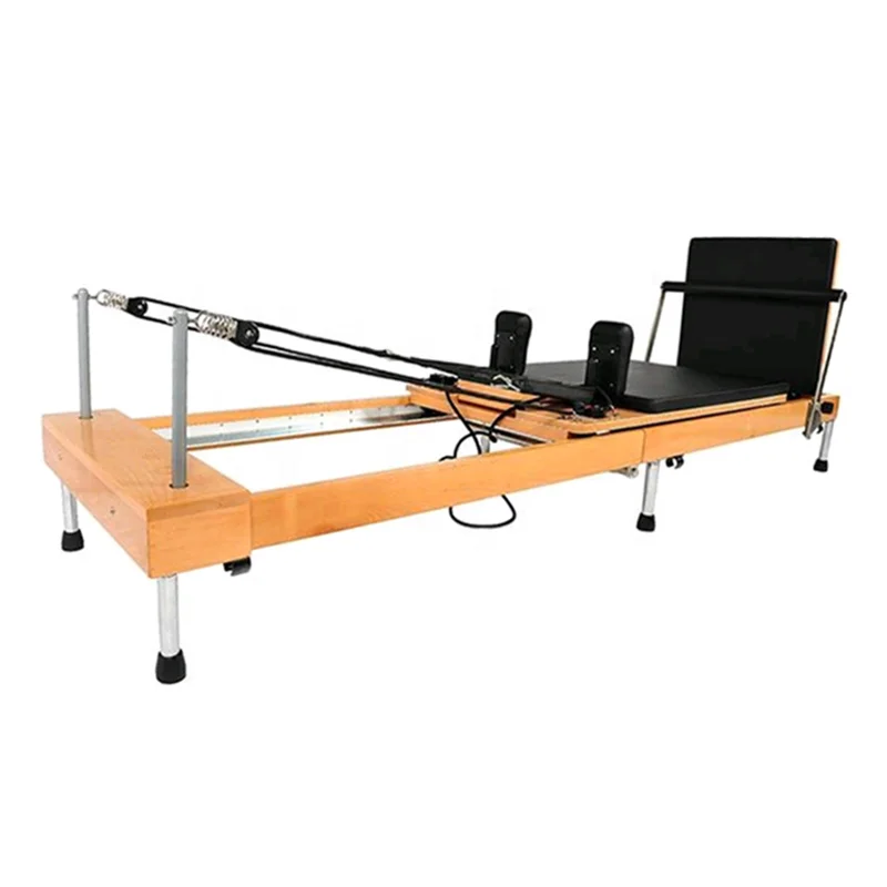 2020 Factory new foldable reformer wood pilates reformer equipment pilates