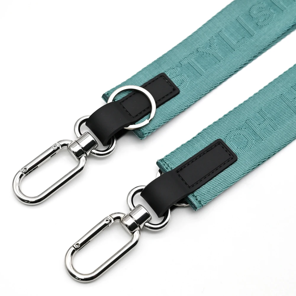YYX Fashion Nylon Jacquard Keychain Custom New Style Wrist Strap Keychain Creative Luggage Decoration Nylon Mobile Phone Lanyard