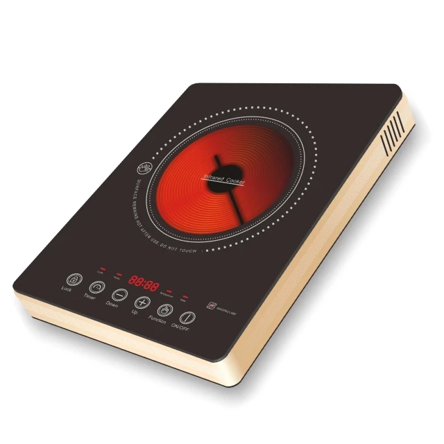 Ultra slim factory price good quality for electrical infrared cooker with touch screen control table type electric stove