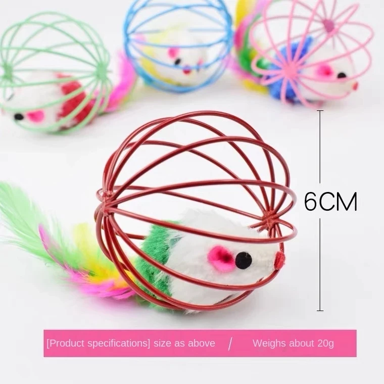 Wholesale Price Pet Supplies Mouse Cage Cat Teaser Toys
