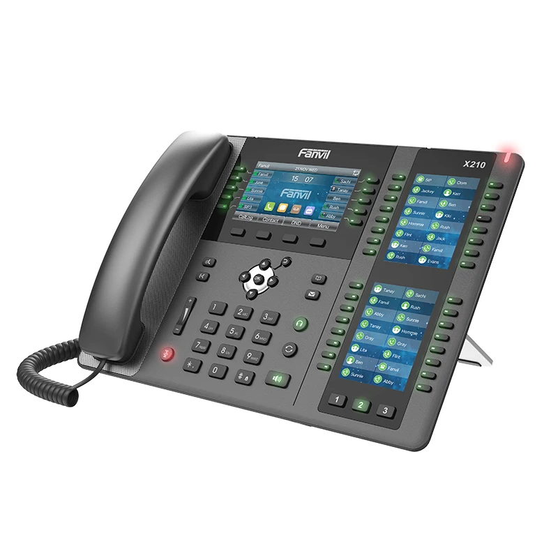 Fanvil X210 High-end Enterprise IP Phone Dual screen  Grandstream console management VoIP Phone