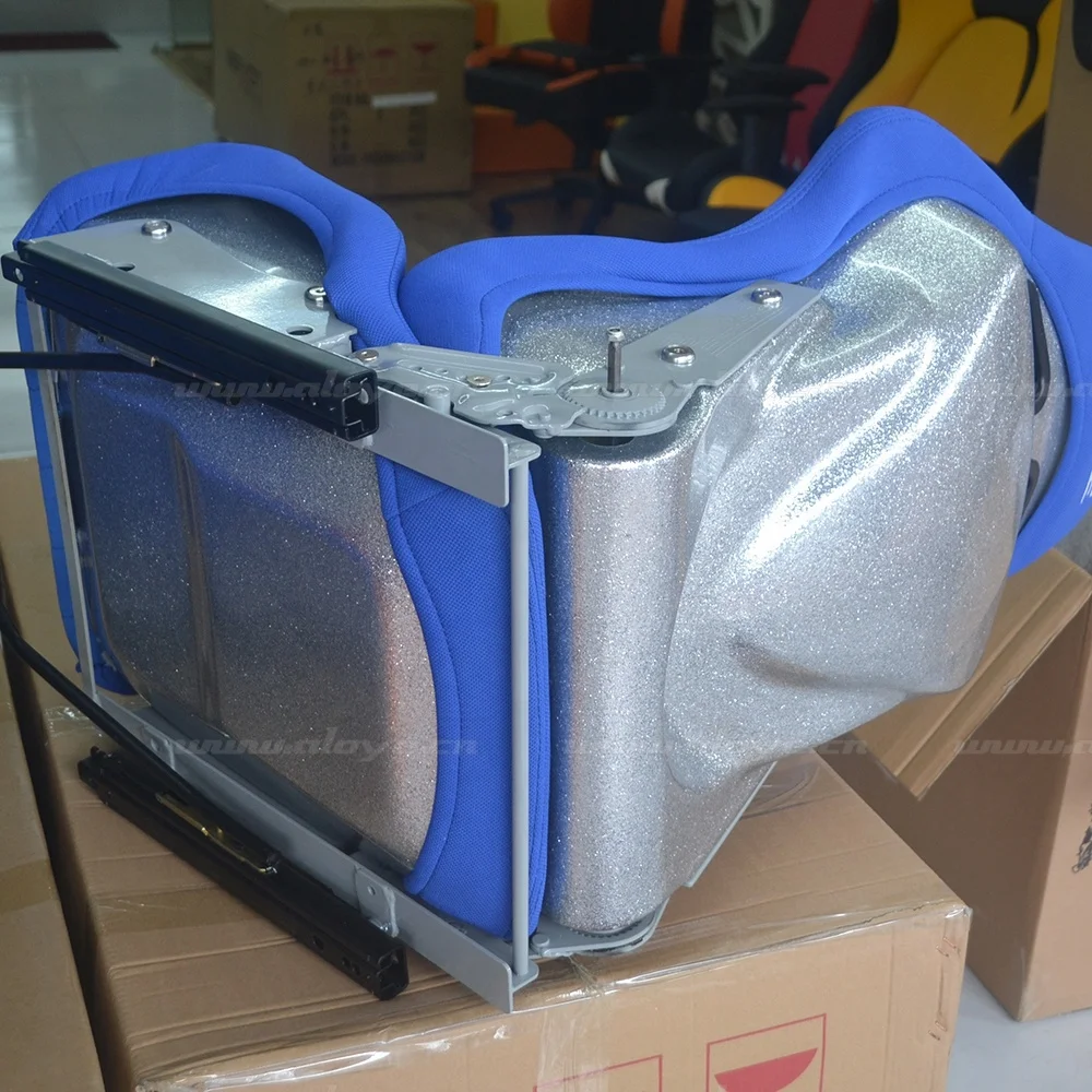 Low Max Silver Resin Safety Adjustable Sport Car Seat