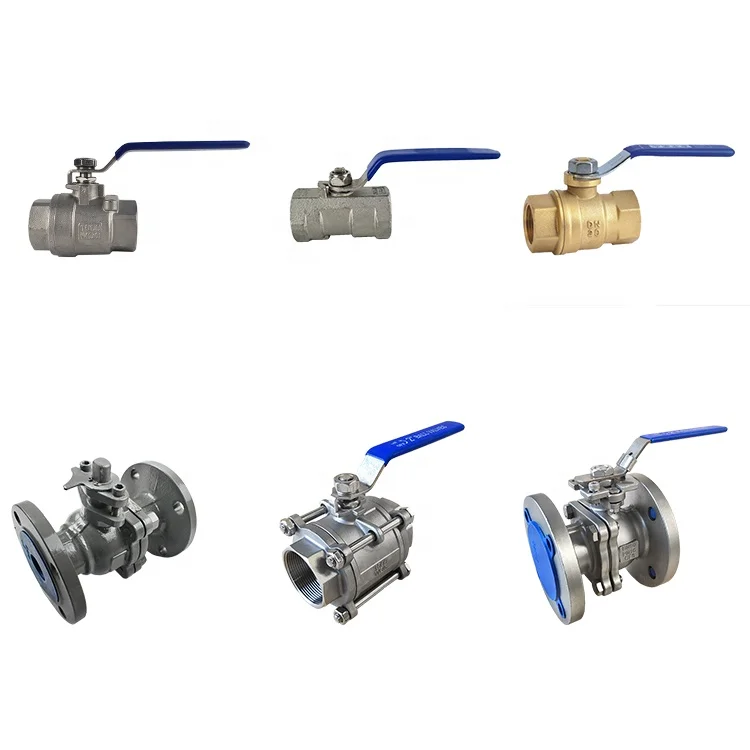 1/4 DN50 NPT BSPT two piece Brass Threaded Ends Full Bore Ball Valve