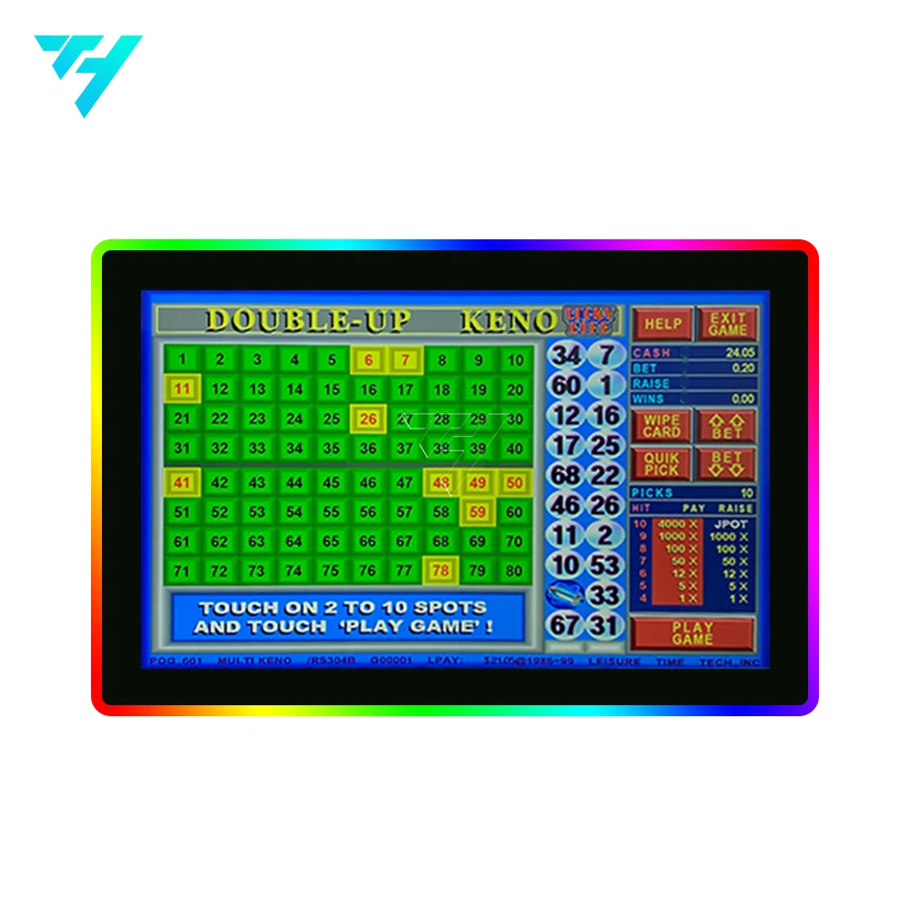 Прямая Продажа с завода Lucky Life Keno 6 в 1 цифровая настольная игра Wms 550 жизнь роскошная 777 горшок золотом 8 вкладышей