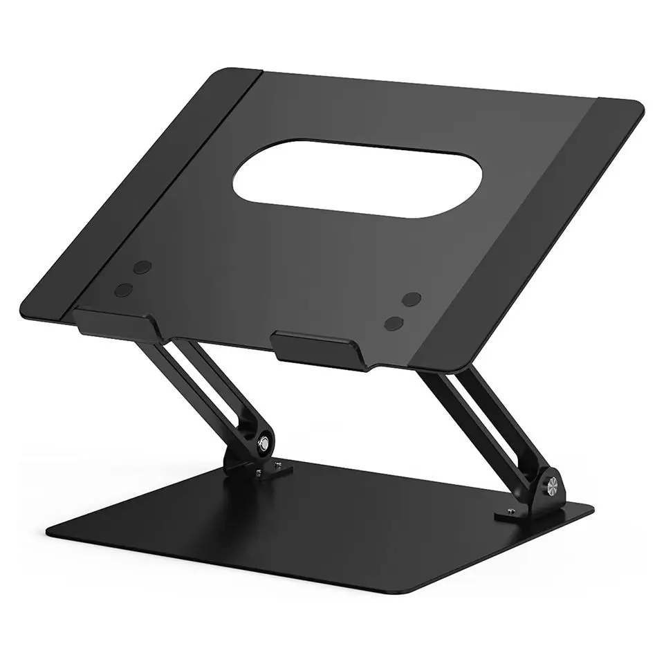 Wholesale Desk Aluminum Notebook Holder Foldable Ergonomic Adjustable Laptop Stand for Macbook HP