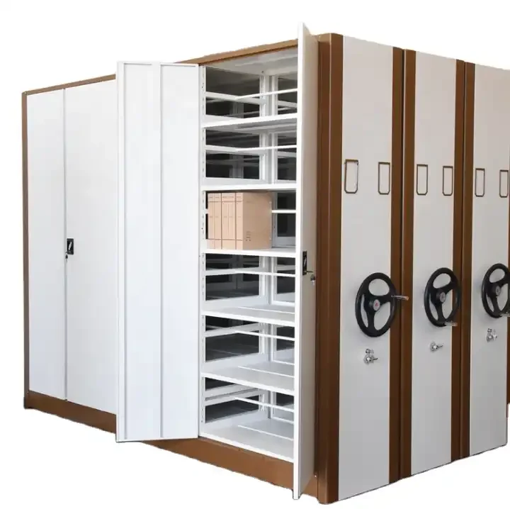 High Density Mobile Shelving Price Mobile Retail Shelving for Warehouse Intelligent Mobile Shelving System