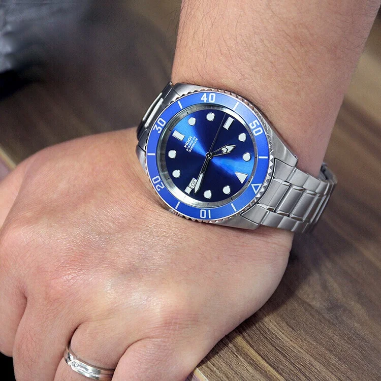 Luxury Diver watches men automatic mechanical visible backover 20atm waterproof watch 316 stainless steel wristwatch