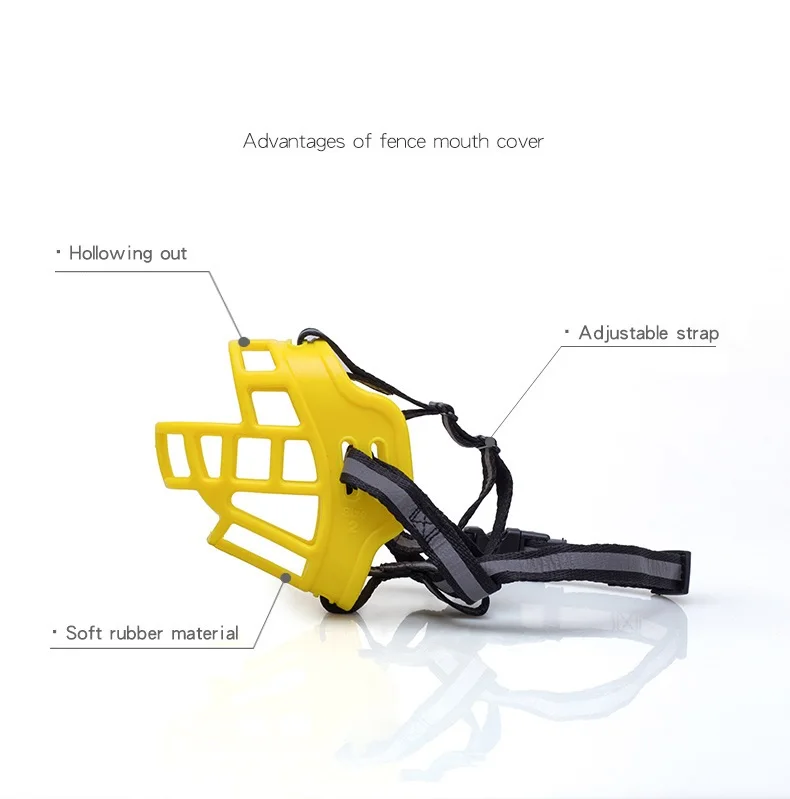 Amazon Hot Sale Breathable Adjustable Mouth Dog Fence Mouth Cover Dog Muzzle Anti Biting Barking And Chewing Muzzle For Dogs