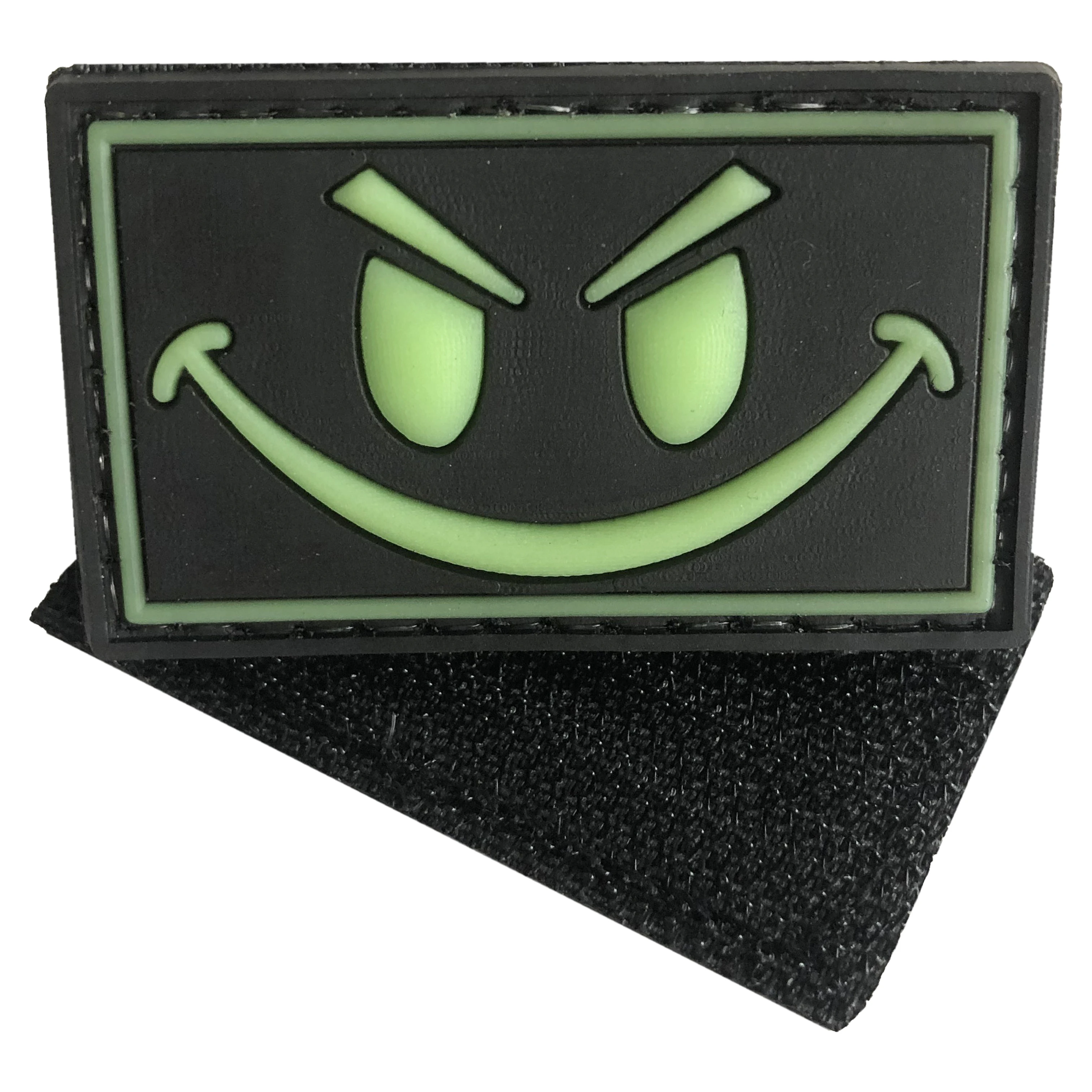 Glow in Dark Ready to Ship Wholesale 3D Soft Rubber Patches PVC Label Patch For Garment