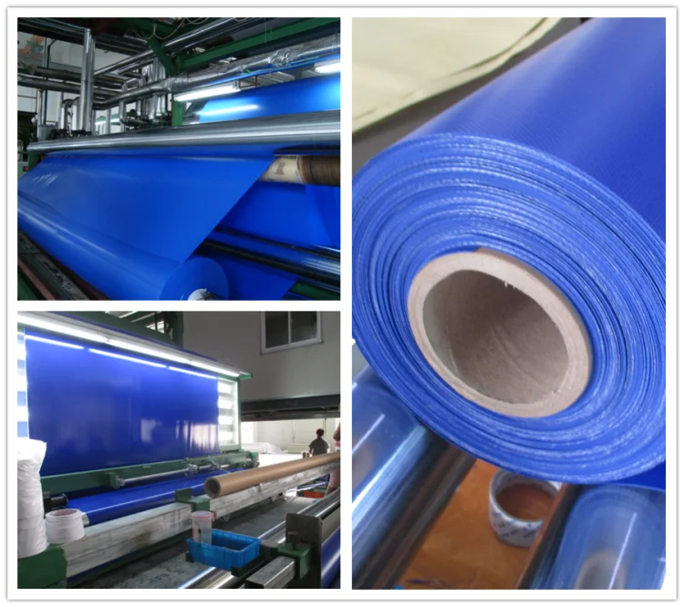 0.3mm Thickness Round Shape PVC Tarpaulin Material Fabric Roll