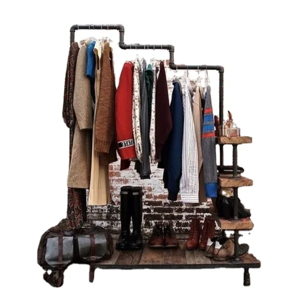 Black Metal Pipe for Vintage DIY Industrial Shelving