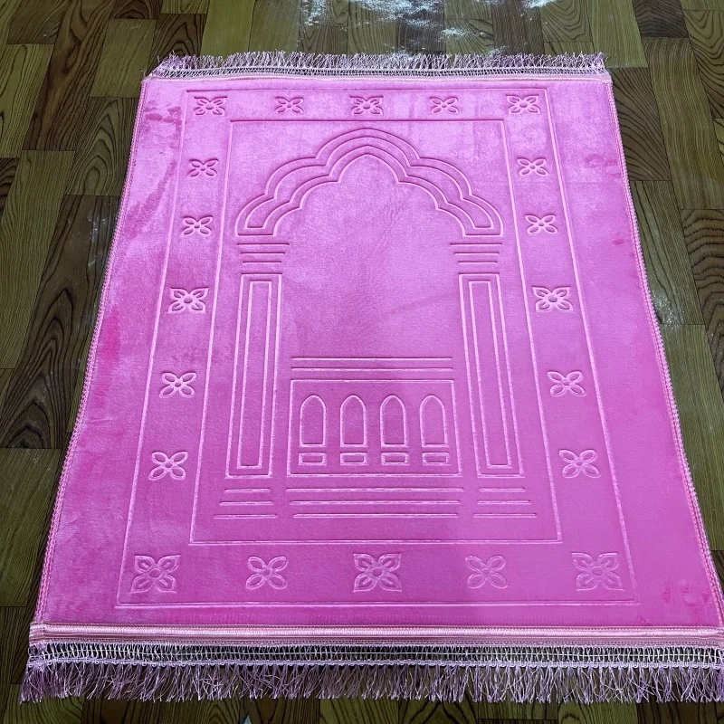 Manufacturer  Turkey Sajadah Muslim Prayer rug praying mat Islamic coral velvet in China  carpets and rugs  praying mat islamic