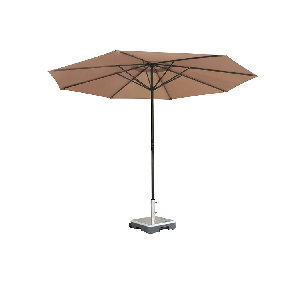 High quality patio outdoor furniture 8 ribs central pole patio umbrella garden parasol umbrella