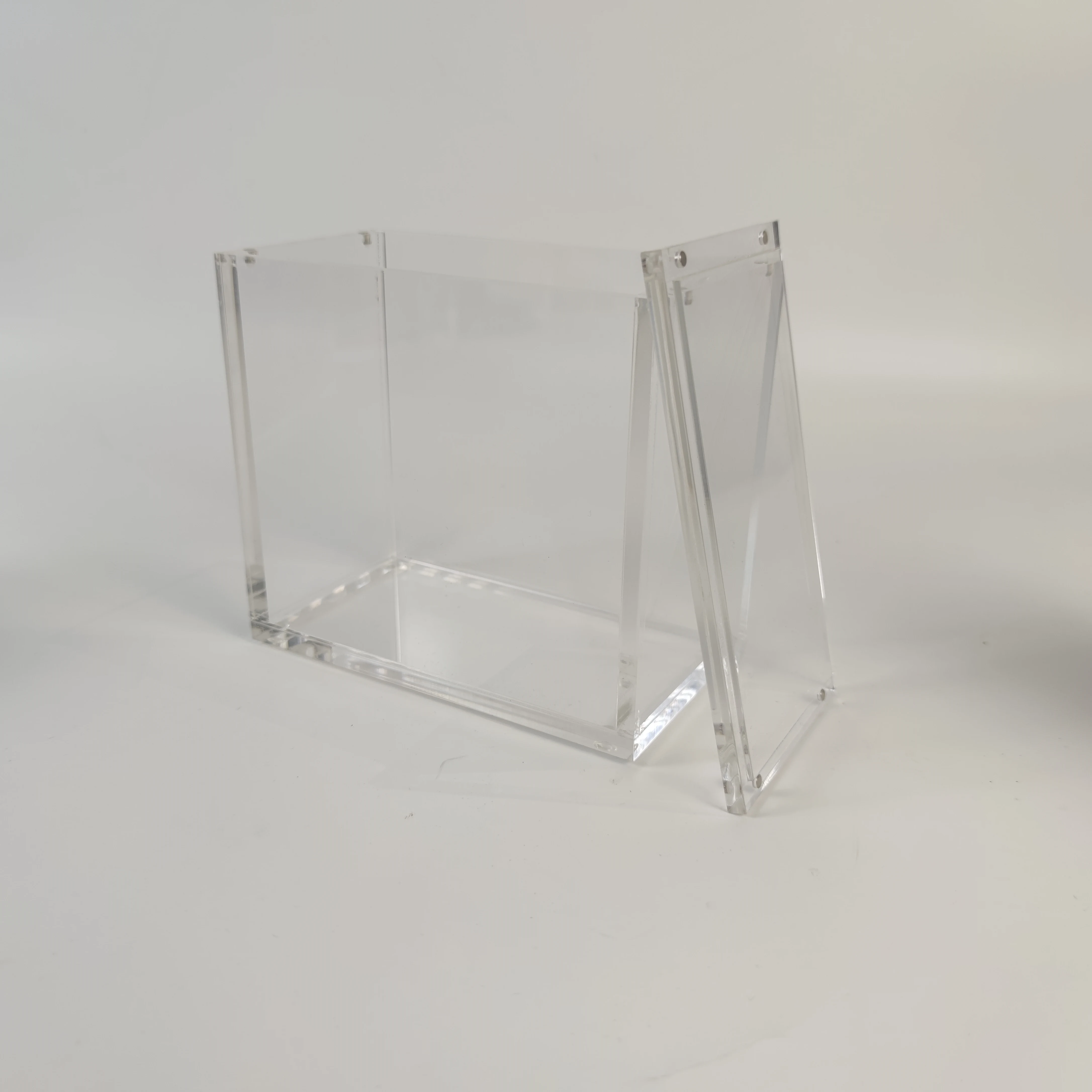 Yageli Custom Clear Pokemon acrylic Box with Magnetic Lid Acrylic Pokemon Booster Box