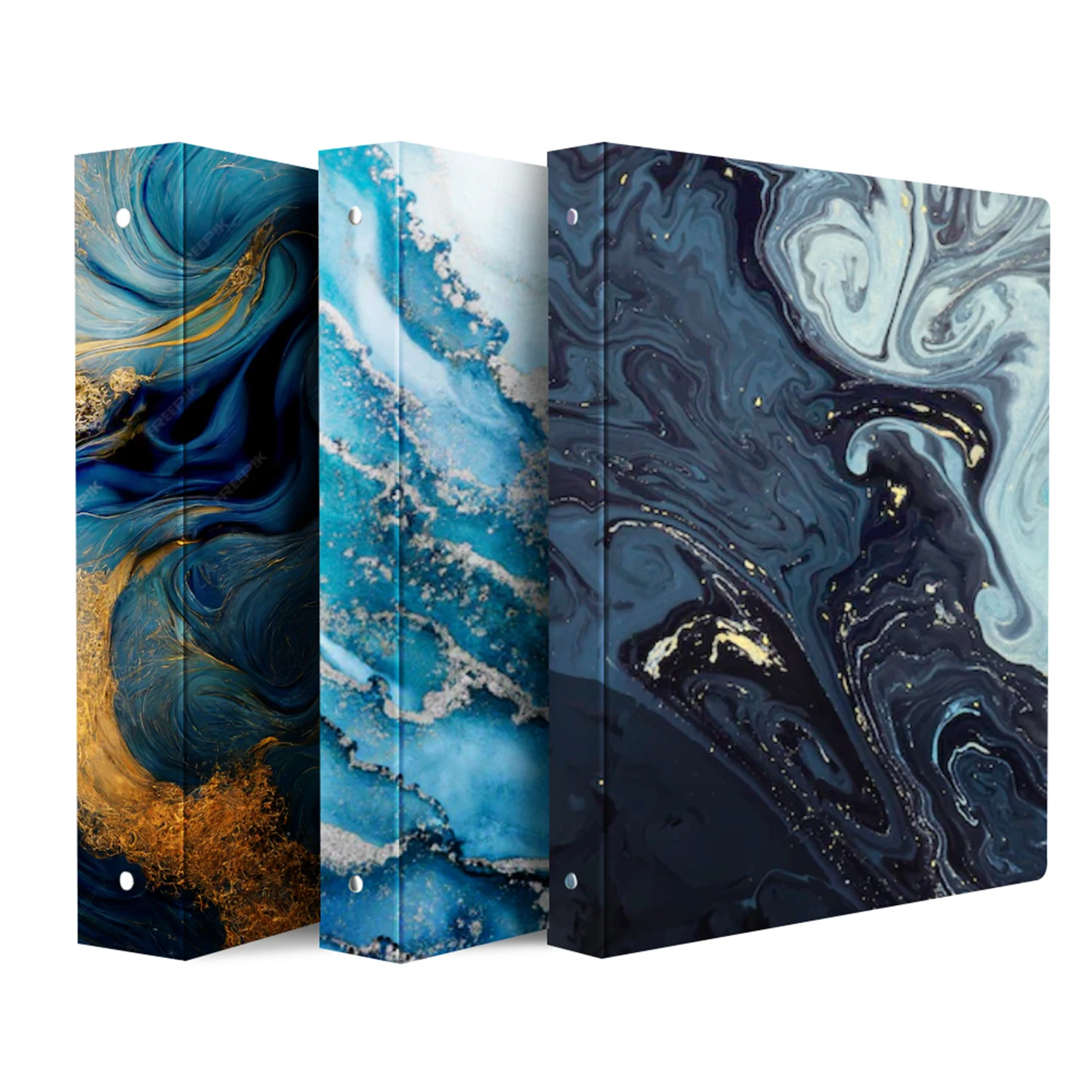 2024 Custom Loose Leaf Binder Stationery Items A4 A5 B5 3 Rings Notepad Manufacture Planner Notebook School Office Supplies