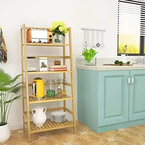New Arrival Multifunction Storage Holders & Racks Home Decor Standing Type Four Layers Plant Stand Bookshelf