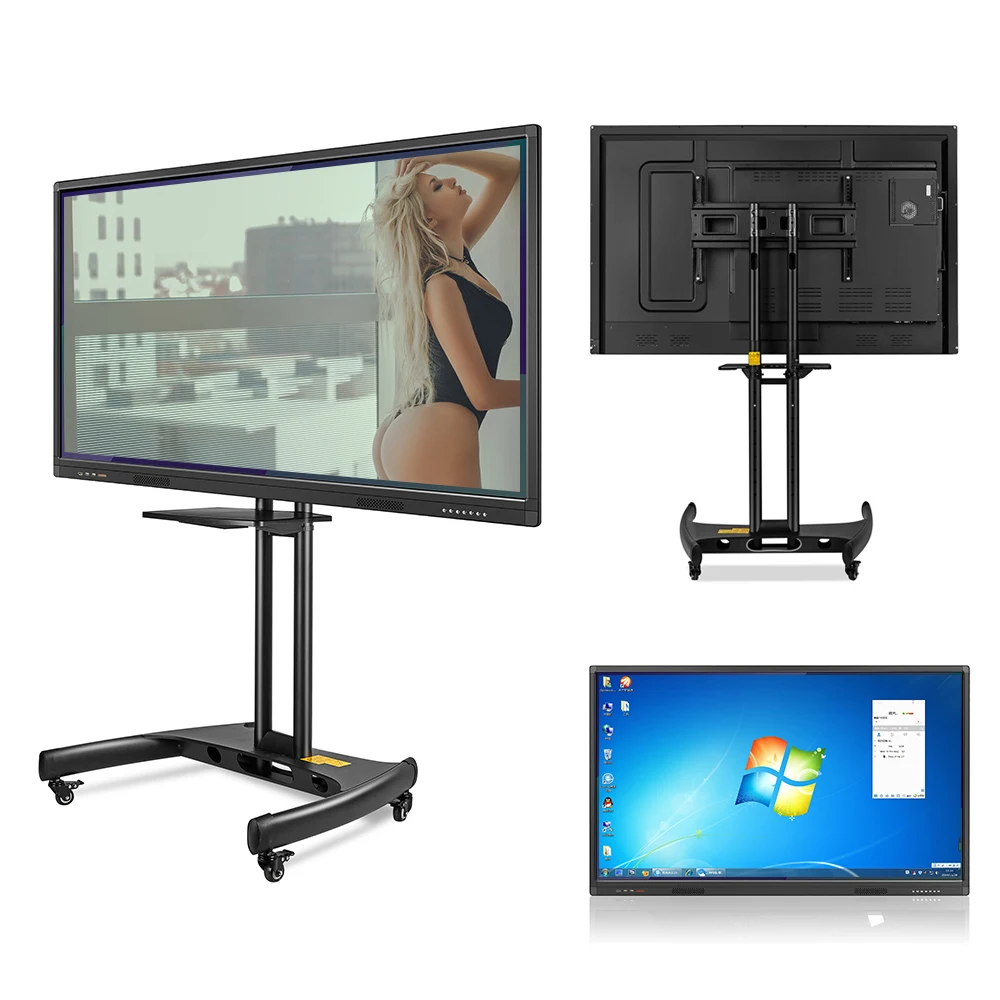 65 дюймов Сенсорная панель LED с ЖК-дисплеем и интерактивной сенсорной плоской панелью сенсорный экран Смарт ТВ доска