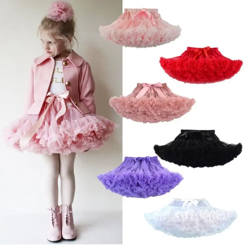 2021 hot sale children girls pink princess dress cute adult girl half tutu skirt for festive party