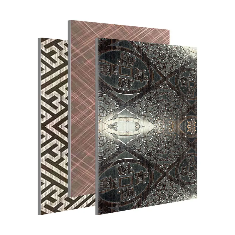 Травленная пресс-пластина для декоративной панели 0,3 мм 0,4 мм 0,5 мм, зеркальная цветная нержавеющая сталь, декоративная листовая металлическая настенная панель, цена