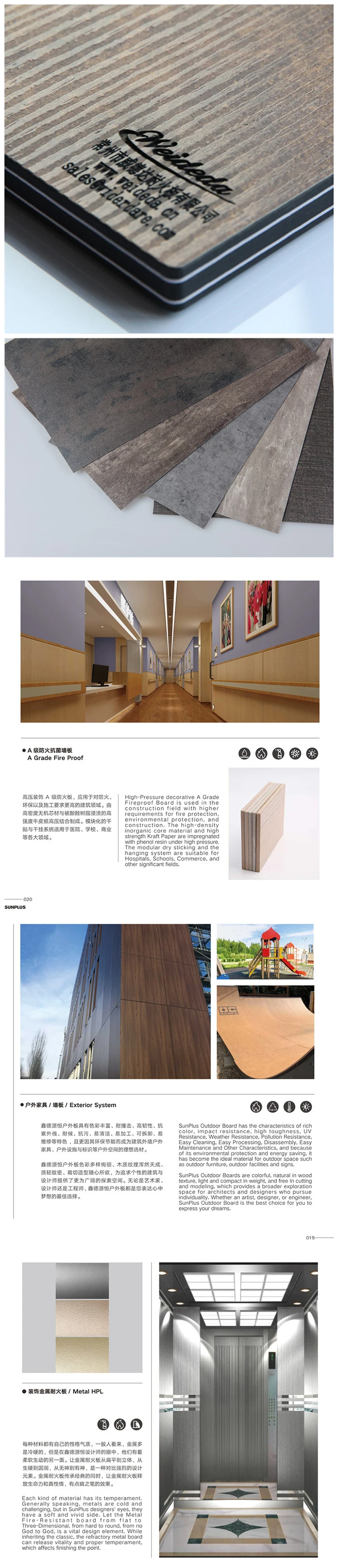 geometrical laminate sheets