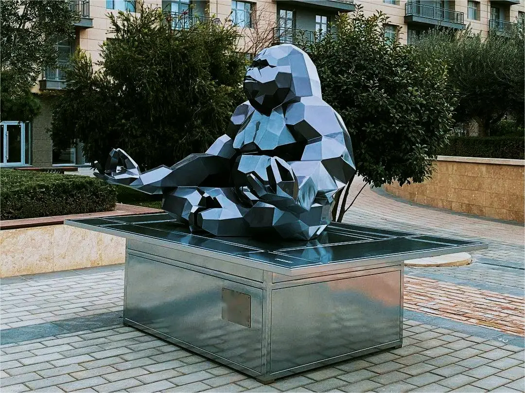 Factory Manufacturers Custom Resin Fiberglass Big Custom Outdoor Sculpture