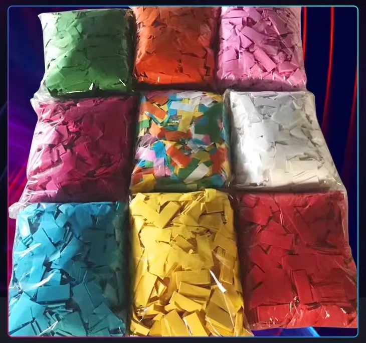 1Kg Per Bag of Colorful Paper heart shaped metallic confetti For Weddings Stages Bars