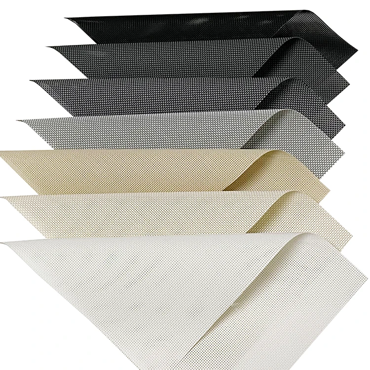 Огнестойкая оконная Солнцезащитная ткань, стекловолоконная сетчатая ткань, солнцезащитный крем оптом