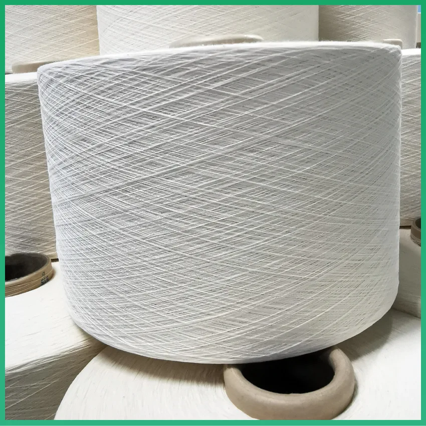 Factory supplies quality air spun 100% cotton 21s/2 spun knitted cotton yarn for weaving and knitting