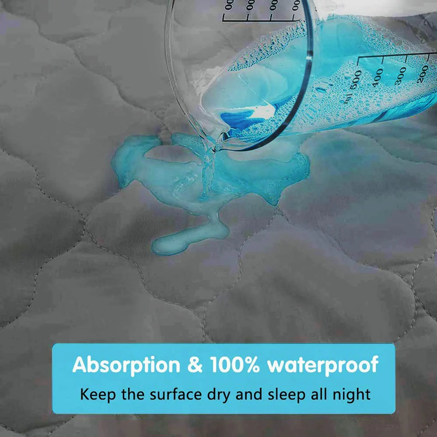 Waterproof Crib Mattress Protector Breathable Soft for Standard Crib Toddler Mattress Quilted Fitted Baby Mattress Cover