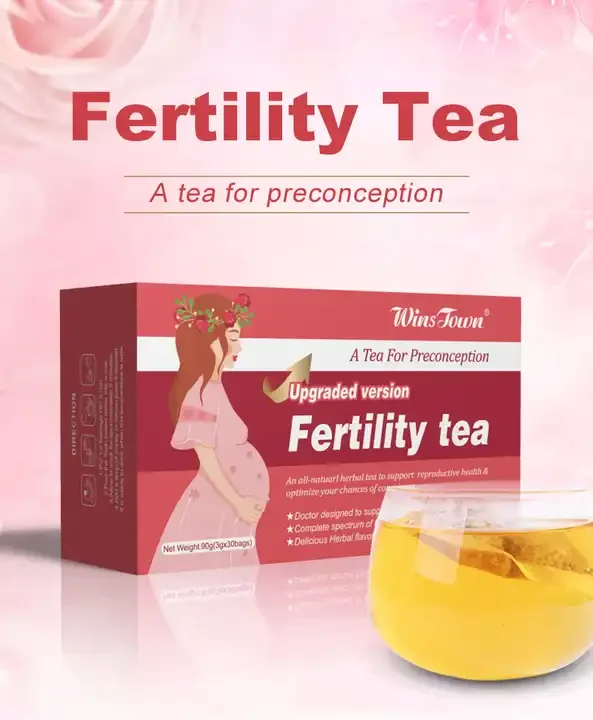 OEM ODM Natural Herbal Fertility Tea Toxins Fertility Tea Warm Womb Detox Tea For Baby