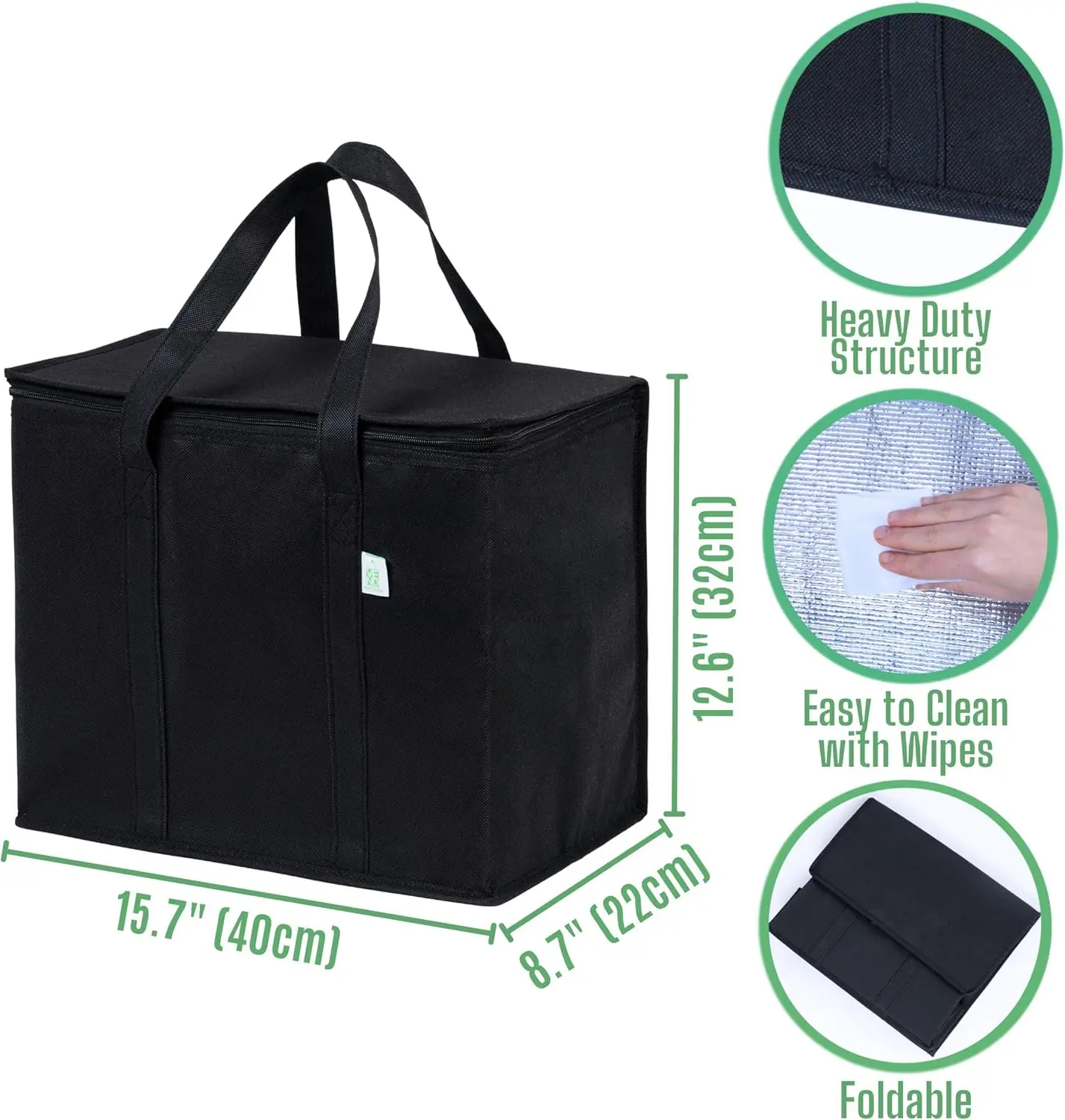 High quality insulated lunch bag soft cooler cooling bag for adult man