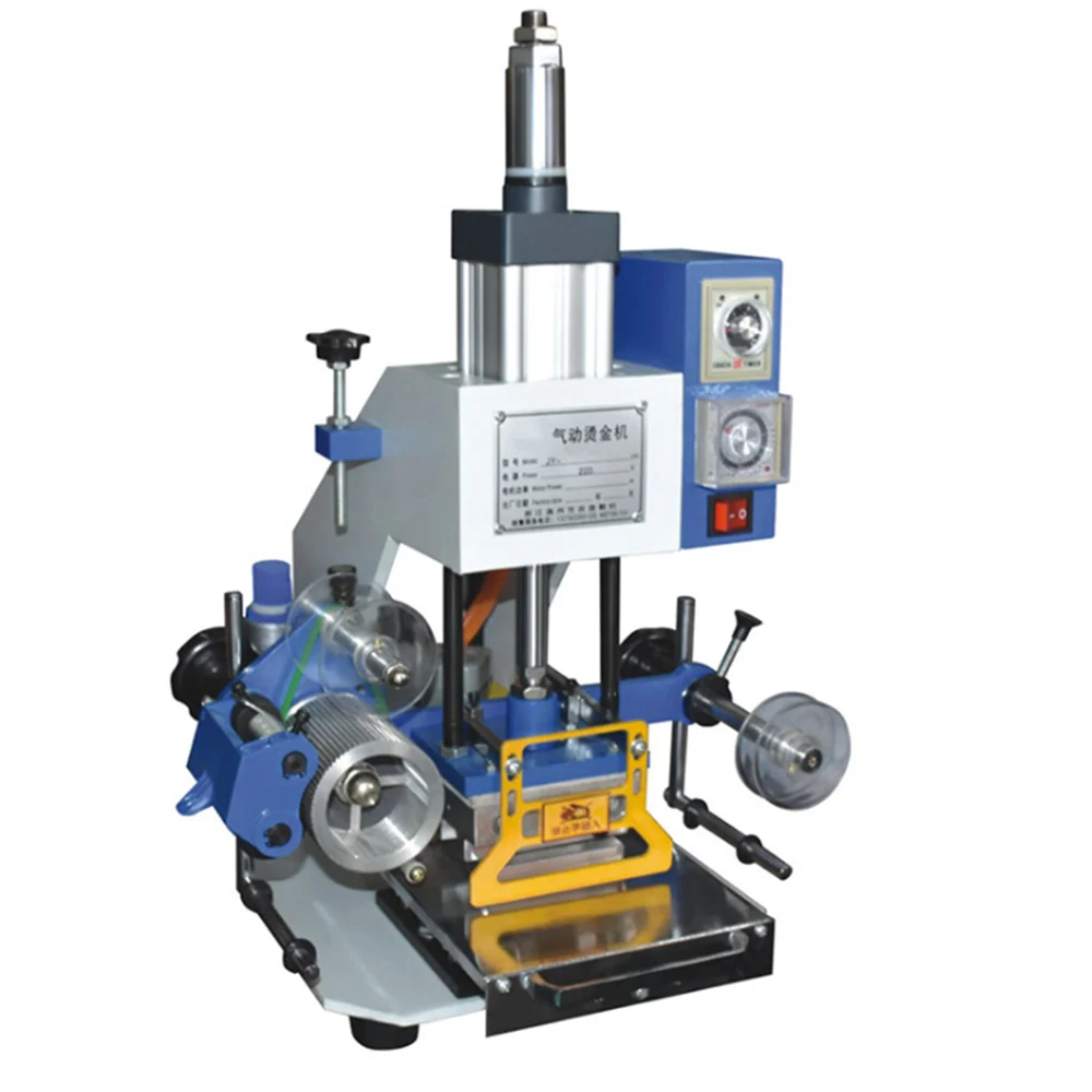 EM903 fully automatic Pneumatic paper feeding small hot stamping machine