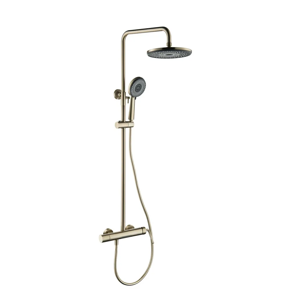 Popular Brass Shower Mixer Wall Mounted Slide Bar Three Functions Bathroom Shower Set With Handheld