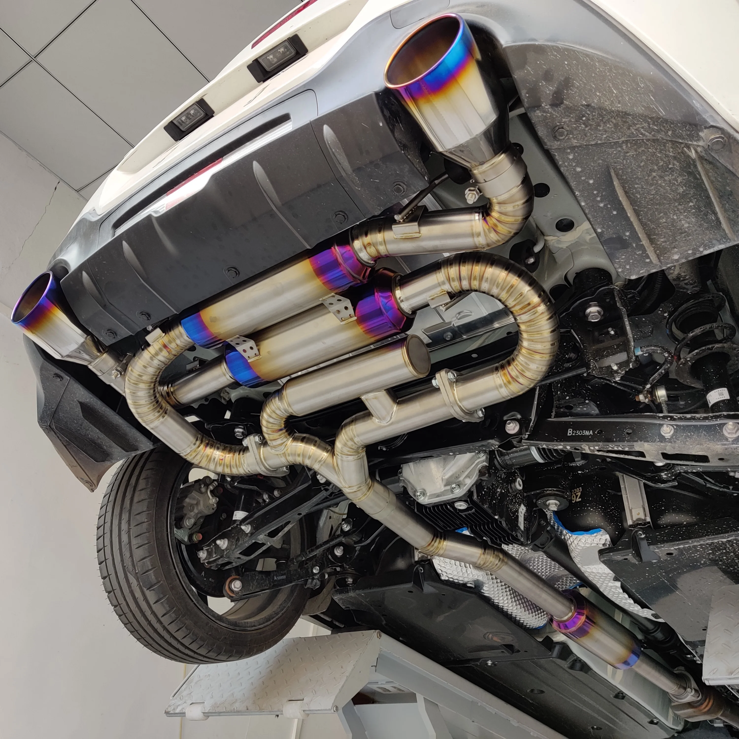 2022 exhaust systems  exhaust pipes titanium exhaust for GR86 &BRZ titanium catback 2022 car