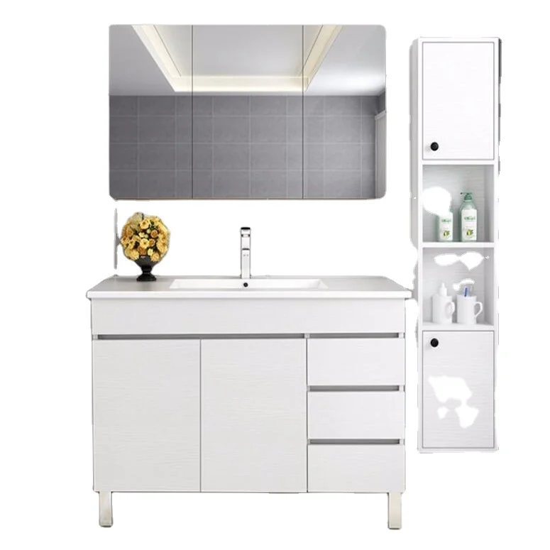Euorape bathroom cabinet combination modern wash basin bathroom vanity cabinet