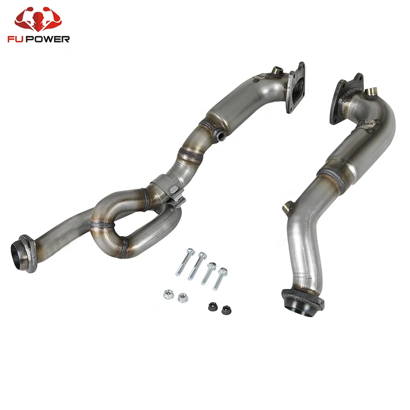 Stainless Steel down pipe for Jeep Wrangler (JL) / 2020 Gladiator (JT) V6-3.6L 18-20