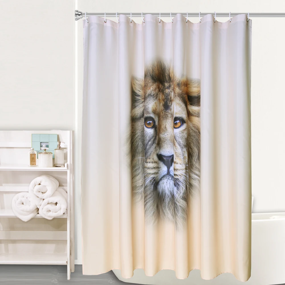 High quality bathroom waterproof curtain Bottom price Bath curtain hotel shower curtains shower liner