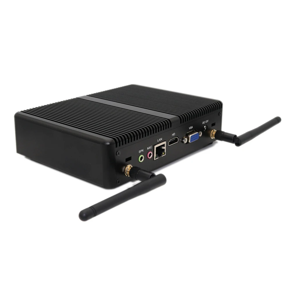 Lowest Price for Mini PC Dual Lan Dual Hdm-i Intel Celeron N3700 Micro Computer Low Power HTPC BOX 12V Mini Computer