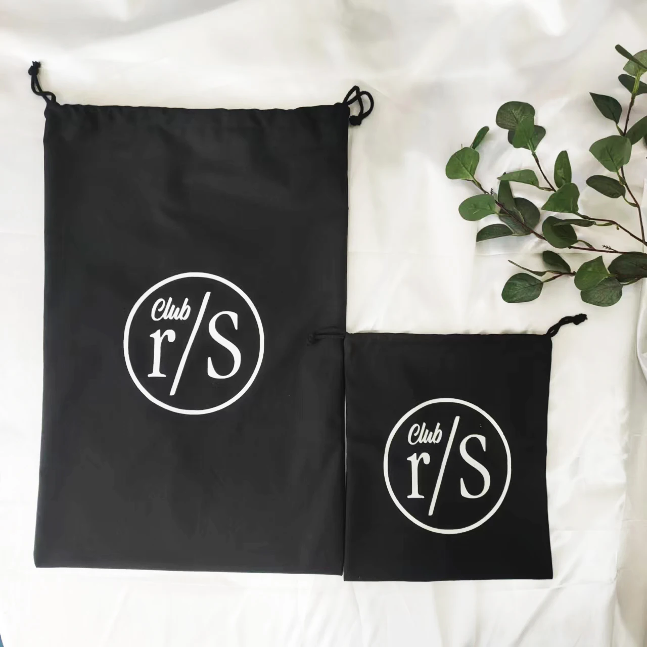 Custom Size Recycled Canvas Eco Friendly Cotton Shoes & Clothing Cotton Drawstring Bags Canvas Drawstring Dust Bag with Logo