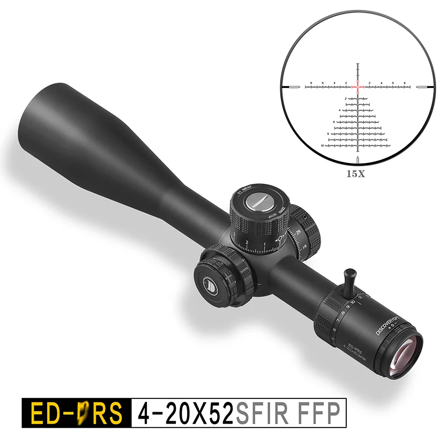 Discovery Optics Shockproof Waterproof Fogproof ED-PRS 4-20X52SFIR Scope Optica Reticle 4-20X52SFIR