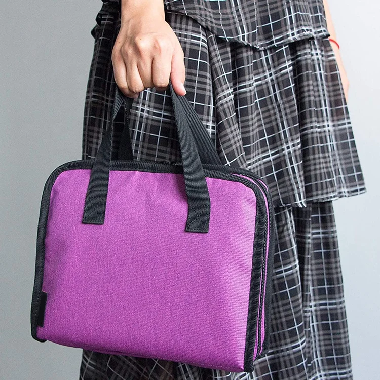 Multifunctional Cosmetic Case Essential Oil Carrying Case Bottles Organizer for Travel Aromatherapy Storage Bag Customized