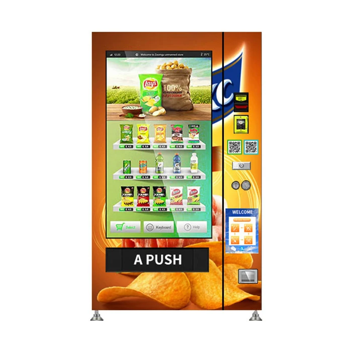 smart automatic dispensing conveyor belt vending machine for fragile goods
