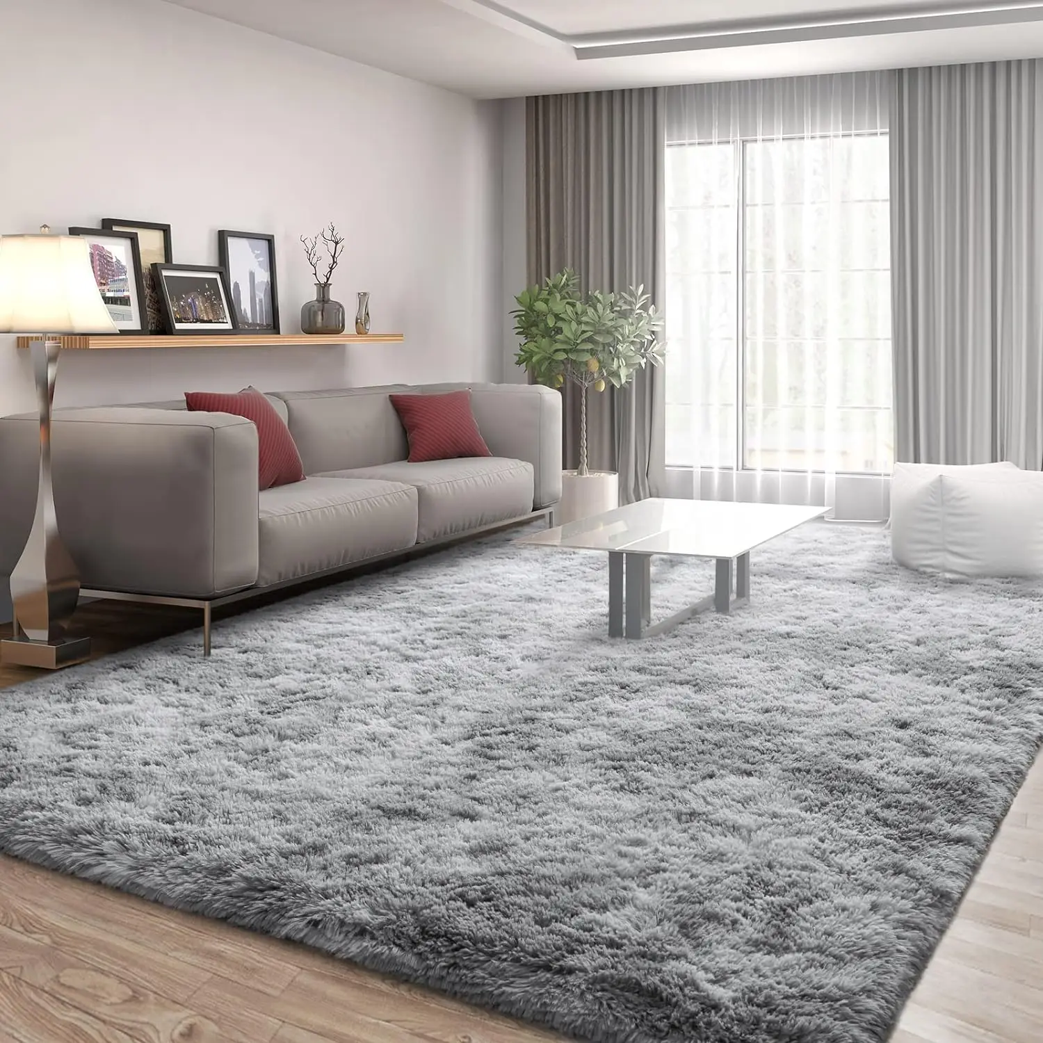 PV Fur Fluffy Rugs large living room carpets Sheepskin Soft High pile Plush carpet Furry floor mat Cozy Luxury Indoor area rug