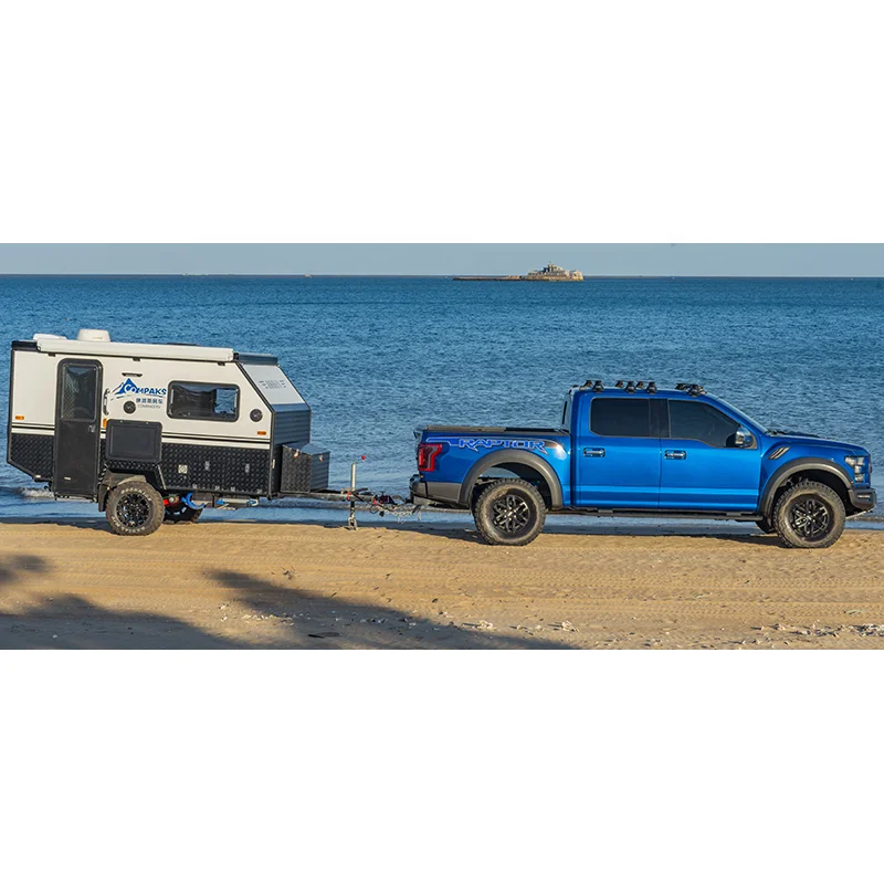 Compaks RV многофункциональная Высокая всплывающее окно крыши жесткий-пола кемперов внедорожный кемпер