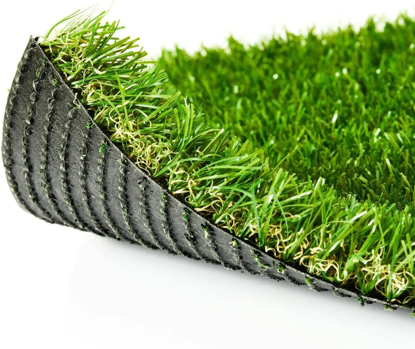 LR Premium Artificial Grass Drainage Holes & Rubber Backing 70 oz Realistic Synthetic Grass Mat Extra-Heavy & Soft Pet Turf