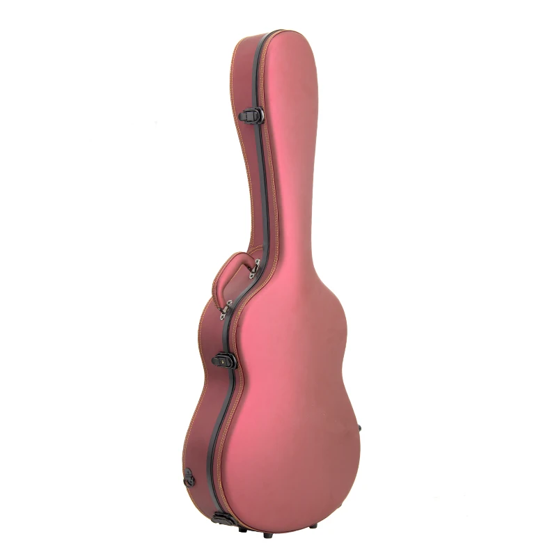 Start50-C RD High quality matte PVC leather FRP hard shell guitar case classic 39 inch anti-collision guitar case