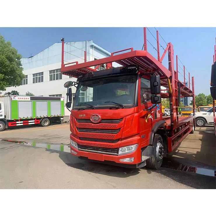 FAW brand 2 axle car carrier trailer truck