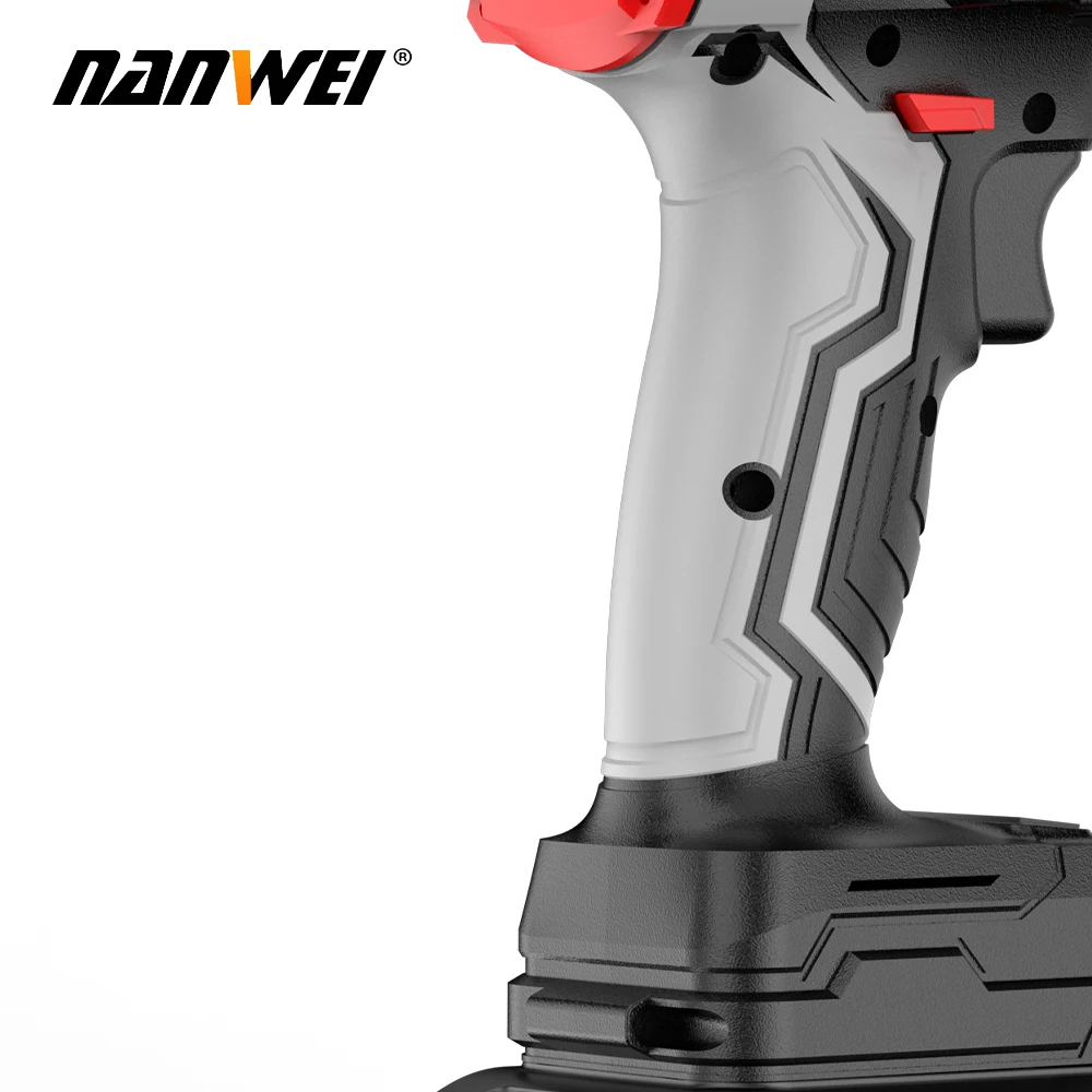 NANWEI 21V Power Tools Brushless Motor Electric Lithium Battery Impact Wrenches High Torque For Installation