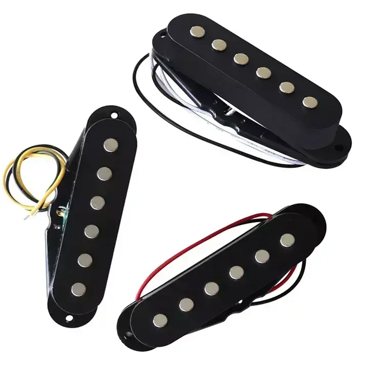 High Quality Pickup Set Ceramic Single Coil Guitar Pickup for ST Electric Guitar Parts
