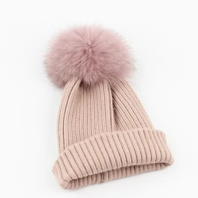 
Best china wholesale low price personalize fashionable top quality 100% acrylic beanie hat with big fur pom 